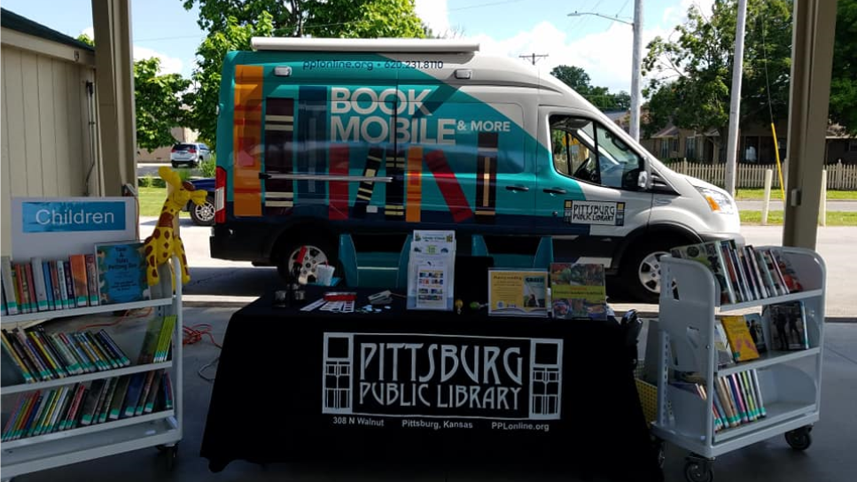 The PPL Bookmobile at the Pittsburg Farmer's Market