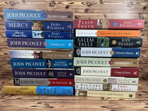 Stack of books by author Jodi Picoult