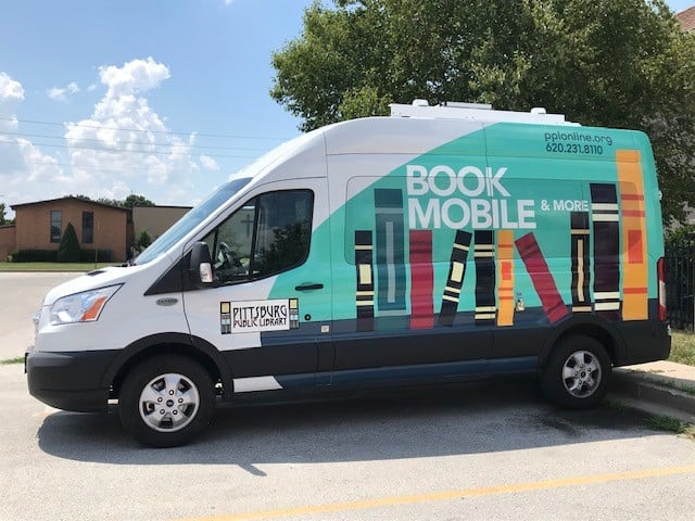PPL Bookmobile on a sunny day