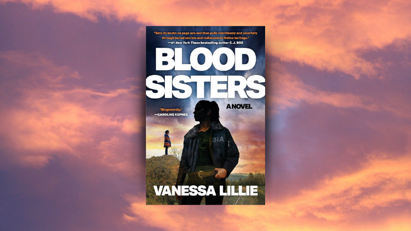 Cover of the book "Blood Sisters" by Vanessa Lillie